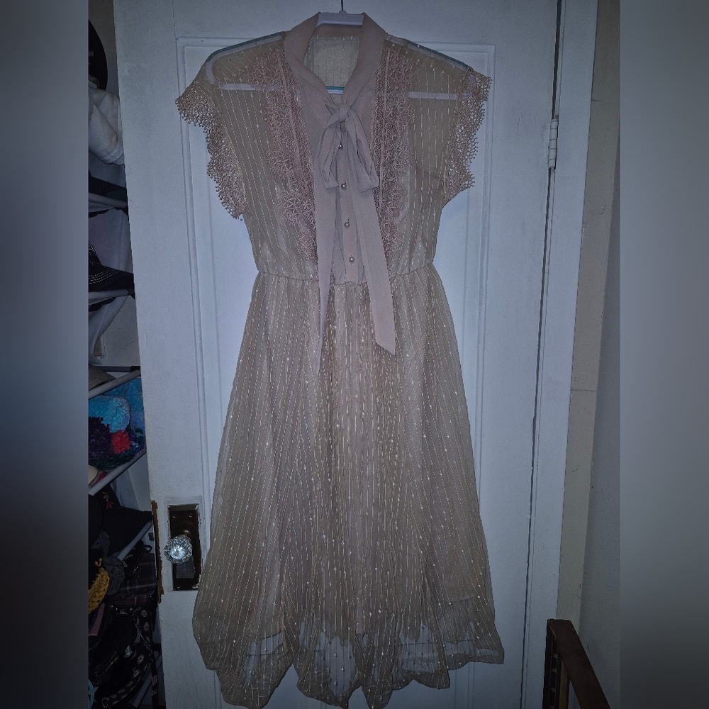 Gorgeous Blush Artka Dress Large Pics Dont Do This Dress Justice!!! Beautiful